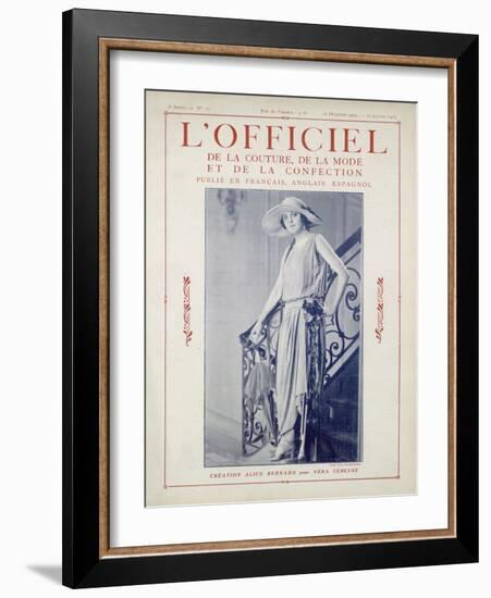 L'Officiel, May 15 1922 - Martial et Armand-Talma-Framed Art Print