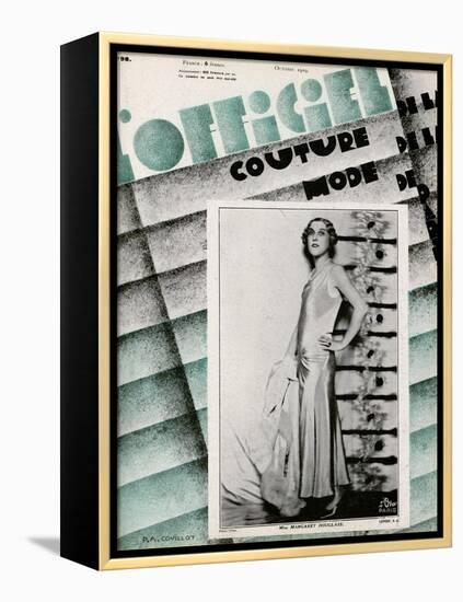 L'Officiel, May 1929 - Mme Schaparelli-Madame D'Ora-Framed Stretched Canvas