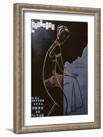 L'Officiel, May 1931 - Mme Agnès-Jean Dunand-Framed Art Print