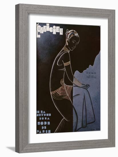 L'Officiel, May 1931 - Mme Agnès-Jean Dunand-Framed Art Print