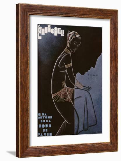 L'Officiel, May 1931 - Mme Agnès-Jean Dunand-Framed Art Print