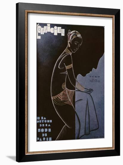 L'Officiel, May 1931 - Mme Agnès-Jean Dunand-Framed Art Print