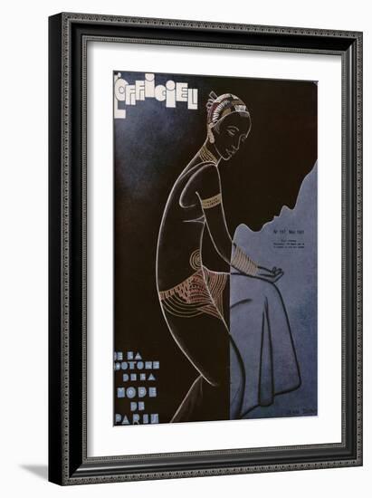 L'Officiel, May 1931 - Mme Agnès-Jean Dunand-Framed Art Print