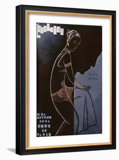 L'Officiel, May 1931 - Mme Agnès-Jean Dunand-Framed Art Print