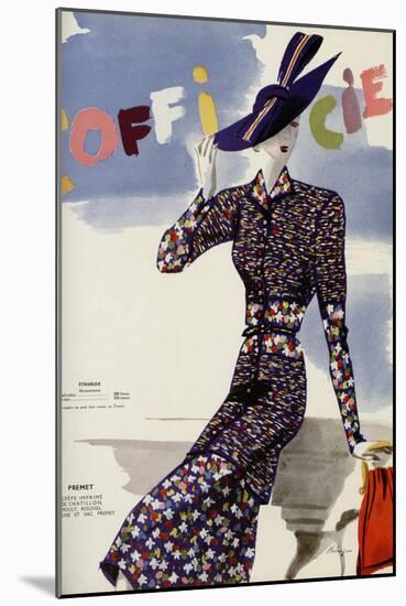 L'Officiel, May 1938 - Premet-Lbenigni-Mounted Art Print