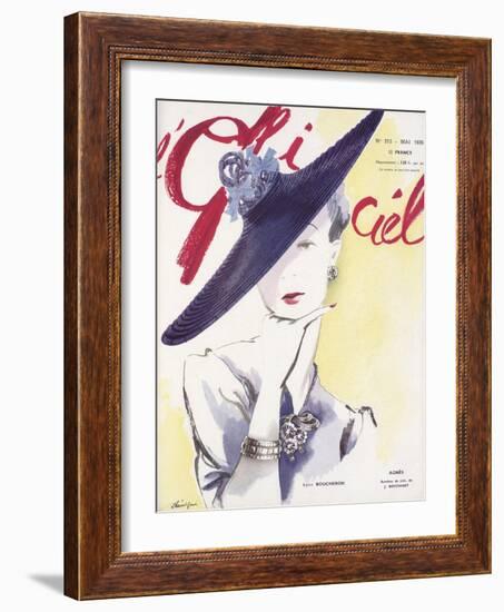 L'Officiel, May 1939 - Agnès, Bijoux Boucheron-Lbenigni-Framed Art Print