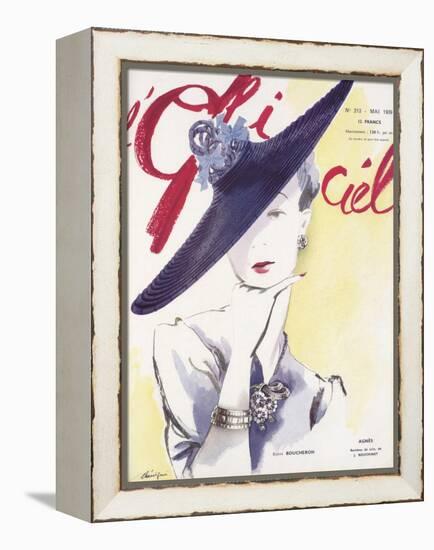 L'Officiel, May 1939 - Agnès, Bijoux Boucheron-Lbenigni-Framed Stretched Canvas