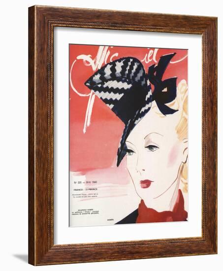 L'Officiel, May 1940 - Agnès-Lbenigni-Framed Art Print