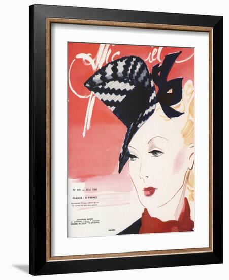 L'Officiel, May 1940 - Agnès-Lbenigni-Framed Art Print