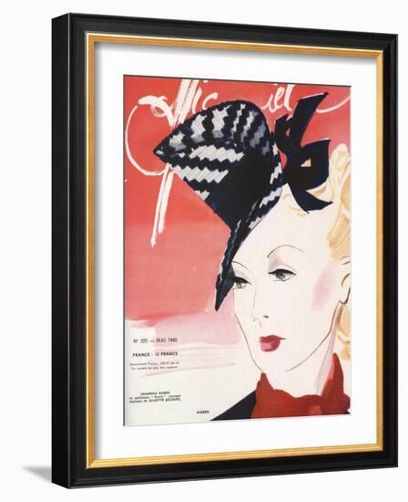 L'Officiel, May 1940 - Agnès-Lbenigni-Framed Art Print