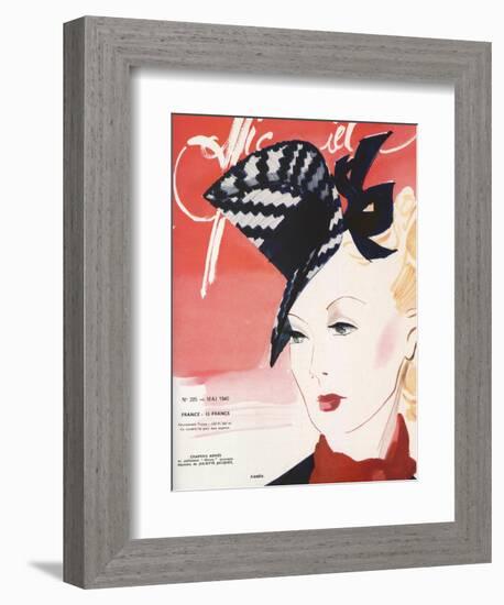 L'Officiel, May 1940 - Agnès-Lbenigni-Framed Premium Giclee Print