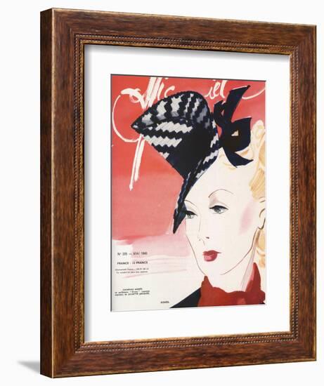 L'Officiel, May 1940 - Agnès-Lbenigni-Framed Premium Giclee Print