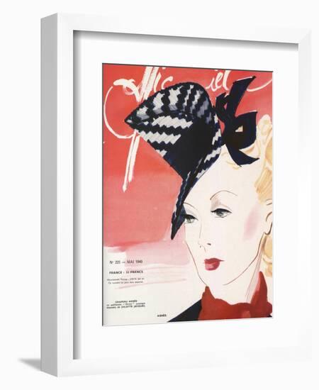 L'Officiel, May 1940 - Agnès-Lbenigni-Framed Premium Giclee Print