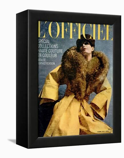 L'Officiel, May 1972 - Chasuble de Pierre Cardin-Michaël Doster-Framed Stretched Canvas