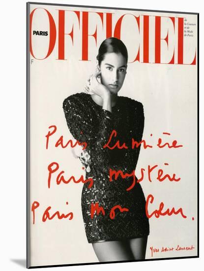 L'Officiel, May 1990-Hiromasa-Mounted Art Print