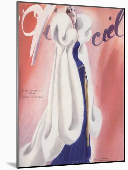 L'Officiel, November 1938 - L. Mendel-Lbenigni-Mounted Art Print