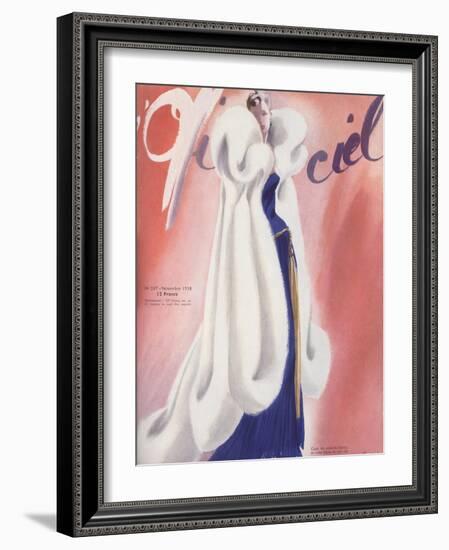 L'Officiel, November 1938 - L. Mendel-Lbenigni-Framed Art Print