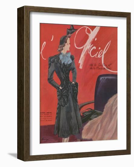 L'Officiel, November 1941-Lbenigni-Framed Art Print