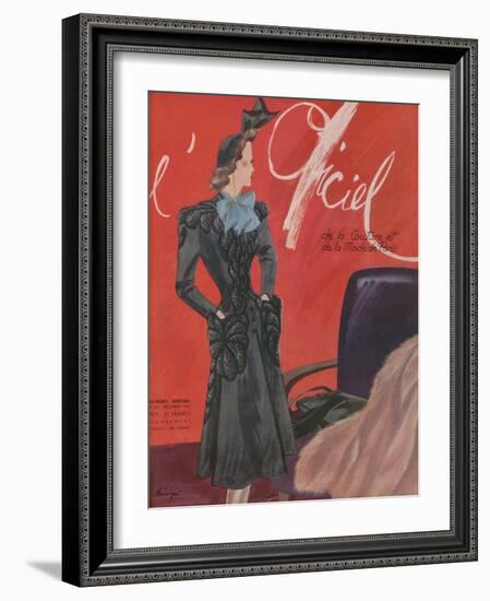 L'Officiel, November 1941-Lbenigni-Framed Art Print