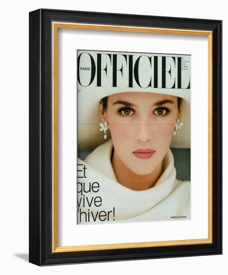 L'Officiel, November 1983 - Isabelle Adjani-Dominique Isserman-Framed Premium Giclee Print