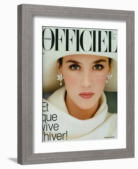 L'Officiel, November 1983 - Isabelle Adjani-Dominique Isserman-Framed Art Print