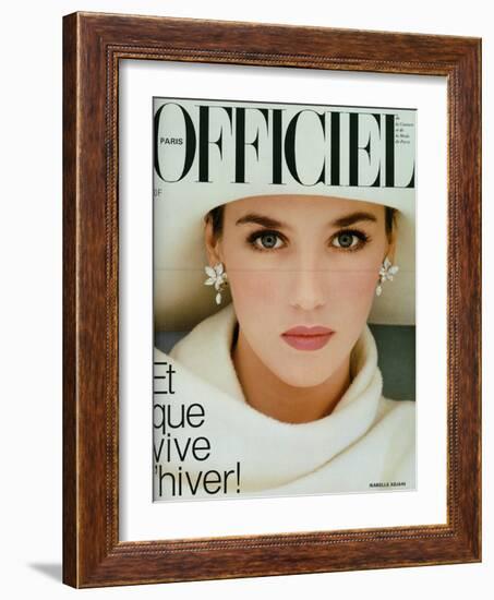 L'Officiel, November 1983 - Isabelle Adjani-Dominique Isserman-Framed Art Print