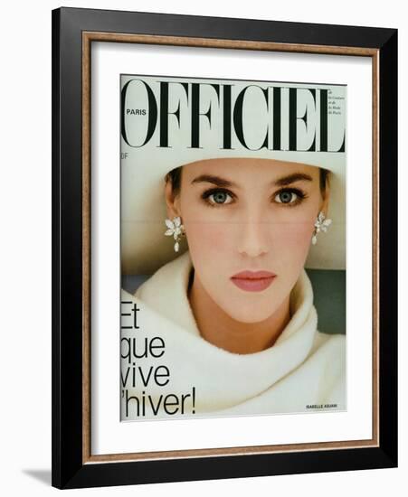 L'Officiel, November 1983 - Isabelle Adjani-Dominique Isserman-Framed Art Print