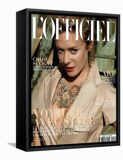 L'Officiel, November 2009 - Chloë-Todd Cole-Framed Stretched Canvas