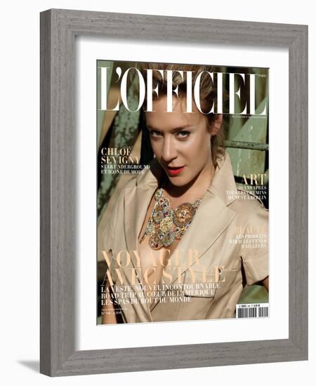 L'Officiel, November 2009 - Chloë-Todd Cole-Framed Art Print