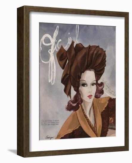 L'Officiel, October 1943-Lbenigni-Framed Art Print