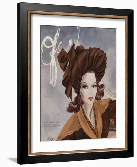 L'Officiel, October 1943-Lbenigni-Framed Art Print