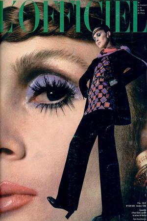 L Officiel October 1968 Ensemble d Yves Saint Laurent en Jersey