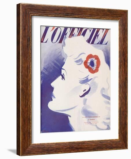 L'Officiel, October-November 1939-Lbenigni-Framed Art Print