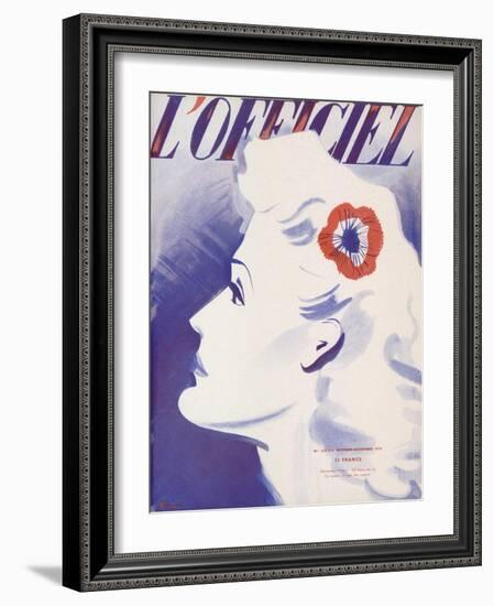 L'Officiel, October-November 1939-Lbenigni-Framed Art Print