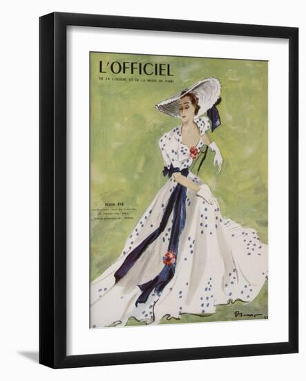 L'Officiel - Robe de Garden Party de L. Mendel-Mourgue-Framed Art Print