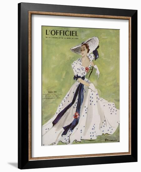 L'Officiel - Robe de Garden Party de L. Mendel-Mourgue-Framed Art Print