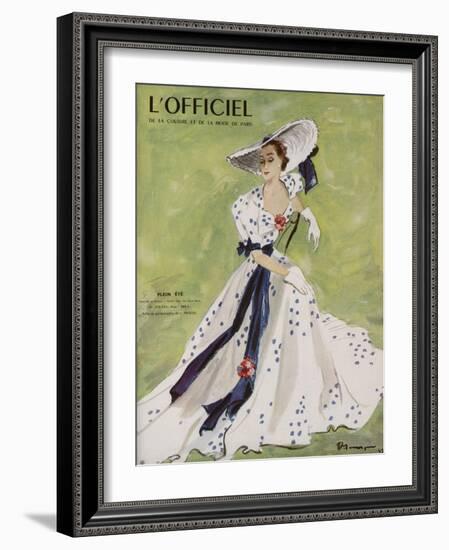 L'Officiel - Robe de Garden Party de L. Mendel-Mourgue-Framed Art Print