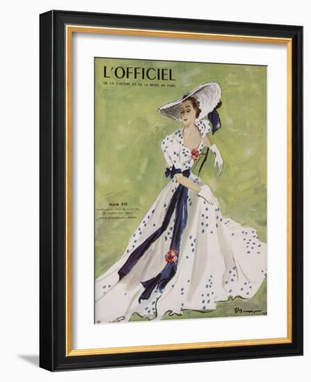 L'Officiel - Robe de Garden Party de L. Mendel-Mourgue-Framed Art Print