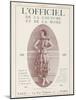 L'Officiel, September 15 1921 - Réverie d'Opium, Robe Jean Patou-Delphi-Mounted Art Print