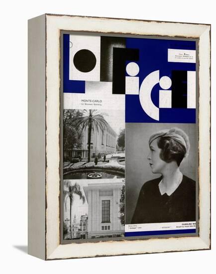 L'Officiel, September 1932 - Très Femme-Scaioni & A.P. Covillot-Framed Stretched Canvas