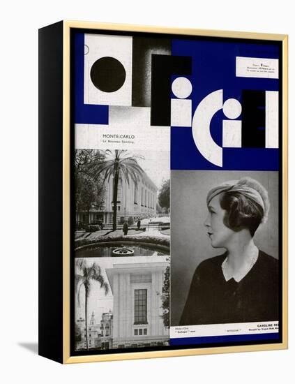 L'Officiel, September 1932 - Très Femme-Scaioni & A.P. Covillot-Framed Stretched Canvas