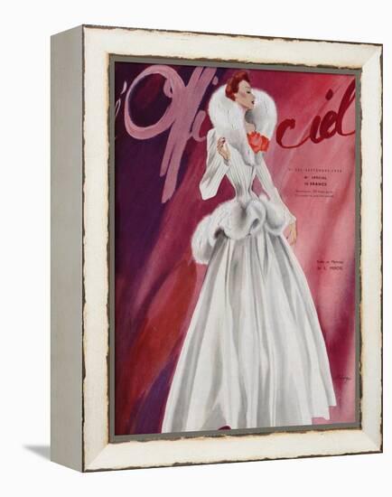 L'Officiel, September 1938 - L. Mendel-Lbenigni-Framed Stretched Canvas