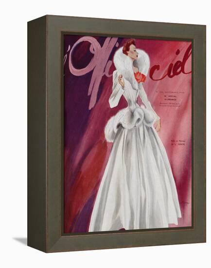 L'Officiel, September 1938 - L. Mendel-Lbenigni-Framed Stretched Canvas