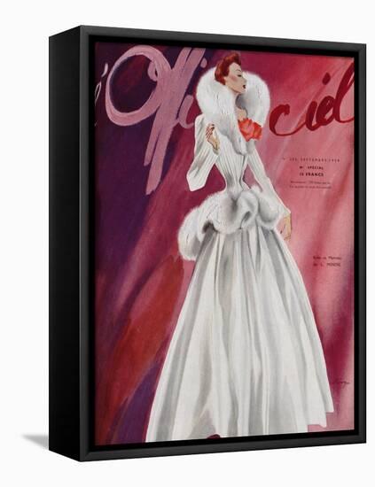 L'Officiel, September 1938 - L. Mendel-Lbenigni-Framed Stretched Canvas