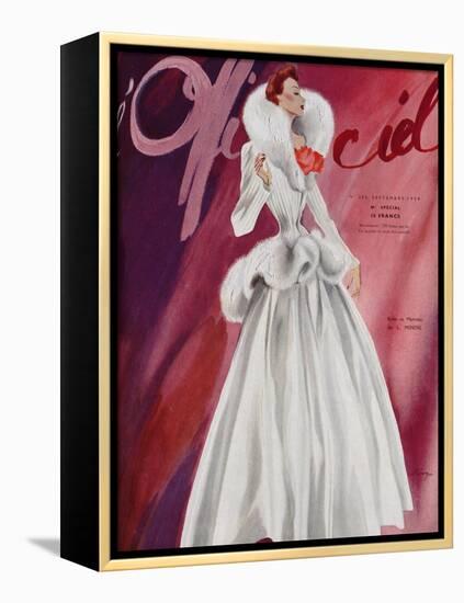 L'Officiel, September 1938 - L. Mendel-Lbenigni-Framed Stretched Canvas