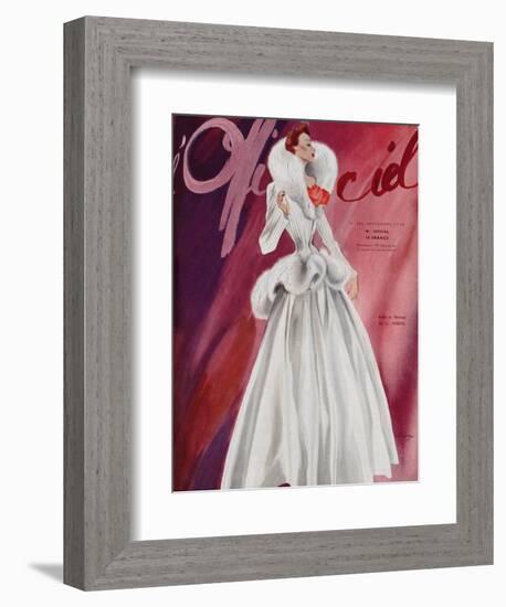 L'Officiel, September 1938 - L. Mendel-Lbenigni-Framed Premium Giclee Print