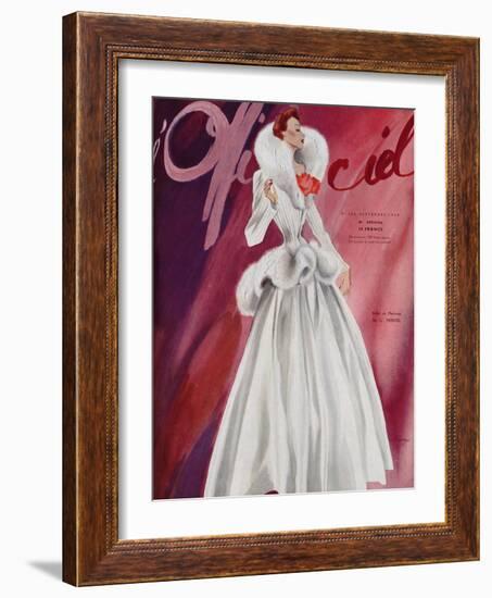 L'Officiel, September 1938 - L. Mendel-Lbenigni-Framed Art Print