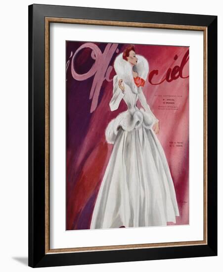 L'Officiel, September 1938 - L. Mendel-Lbenigni-Framed Art Print