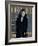 L'Officiel, September 1993 - Magalie dans une Longue Robe Noire d'Yves Saint Laurent-Francesco Scavullo-Framed Art Print