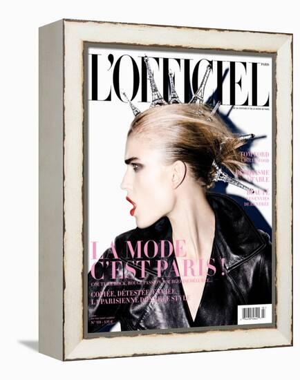 L'Officiel, September 2009 - Jana-Enrique Badulescu-Framed Stretched Canvas